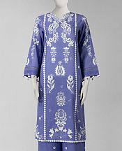 Cadet Blue Lawn Suit (2 Pcs)