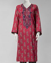 Solid Pink Lawn Suit (2 Pcs)