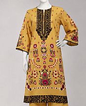 Mustard Lawn Suit (2 Pcs)