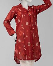 Maroon Lawn Kurti