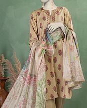 Tan Lawn Suit
