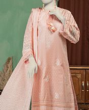 Junaid Jamshed Oyster Pink Lawn Suit- Pakistani Lawn Dress