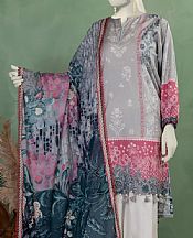 Grey Lawn Suit (2 pcs)