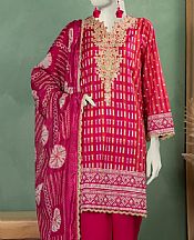 Dark Pink Lawn Suit