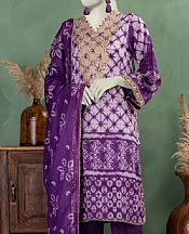 Purple Lawn Suit