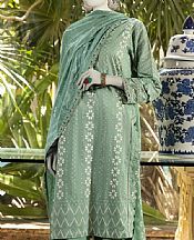 Junaid Jamshed Spanish Green Lawn Suit- Pakistani Lawn Dress