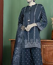 Junaid Jamshed Pickled Bluewood Lawn Suit- Pakistani Lawn Dress