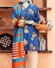 Blue Lawn Suit (2 pcs)