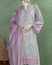 Light Blue/Pink Lawn Suit (2 pcs)