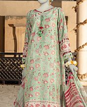 Light Green Lawn Suit (2 pcs)