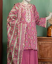 Junaid Jamshed Dark Pink Lawn Suit- Pakistani Designer Lawn Suits