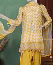 Junaid Jamshed Mustard Lawn Suit- Pakistani Lawn Dress