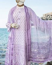 Junaid Jamshed Lilac Lawn Suit- Pakistani Lawn Dress