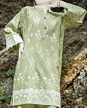 Junaid Jamshed Light Green Lawn Suit (2 Pcs)- Pakistani Lawn Dress
