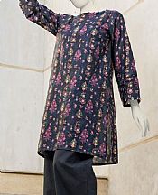 Junaid Jamshed Black Lawn Kurti- Pakistani Designer Lawn Suits