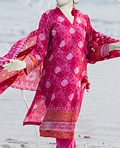 Junaid Jamshed Hot Pink Lawn Suit (2 Pcs)- Pakistani Lawn Dress