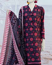 Junaid Jamshed Ebony Clay Lawn Suit (2 Pcs)- Pakistani Lawn Dress