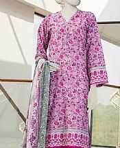 Junaid Jamshed Pink Lawn Suit- Pakistani Designer Lawn Suits