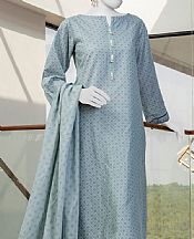 Junaid Jamshed Cadet Grey Lawn Suit- Pakistani Lawn Dress