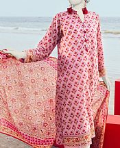 Junaid Jamshed Tea Pink Lawn Suit (2 Pcs)- Pakistani Lawn Dress