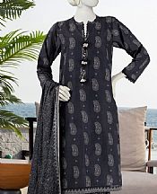 Junaid Jamshed Davy Grey Lawn Suit- Pakistani Lawn Dress