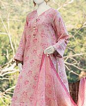 Junaid Jamshed Pink Lawn Suit- Pakistani Lawn Dress