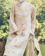 Junaid Jamshed Beige Lawn Suit- Pakistani Designer Lawn Suits