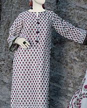 Junaid Jamshed French Grey/Pansy Purple Lawn Suit (2 Pcs)- Pakistani Lawn Dress