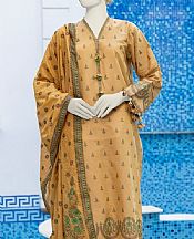 Junaid Jamshed Fawn Lawn Suit- Pakistani Designer Lawn Suits