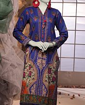 Junaid Jamshed Blueberry Cambric Suit (2 pcs)- Pakistani Winter Clothing