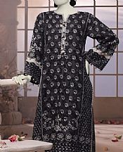 Junaid Jamshed Black Khaddar Suit (2 pcs)- Pakistani Winter Clothing