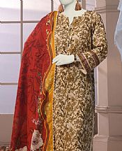 Junaid Jamshed Ivory Cambric Suit- Pakistani Winter Dress