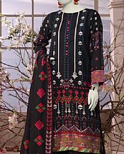 Junaid Jamshed Black Khaddar Suit- Pakistani Winter Clothing