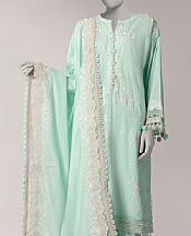 Junaid Jamshed Pearl Aqua Lawn Suit- Pakistani Lawn Dress
