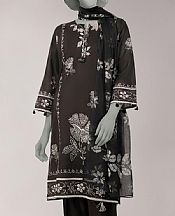Junaid Jamshed Black Lawn Suit- Pakistani Designer Lawn Suits