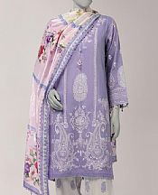 Junaid Jamshed Lavender Lawn Suit- Pakistani Lawn Dress