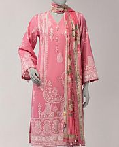 Junaid Jamshed Pink Lawn Suit- Pakistani Lawn Dress
