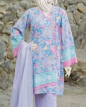 Lilac Cambric Suit- Pakistani Winter Dress