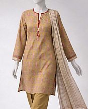 Junaid Jamshed Olive Lawn Suit- Pakistani Lawn Dress