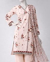 Junaid Jamshed Pale Pink Lawn Suit- Pakistani Lawn Dress