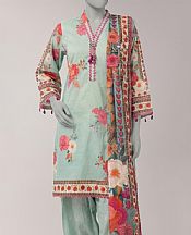 Junaid Jamshed Summer Green Lawn Suit- Pakistani Designer Lawn Suits