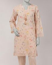 Junaid Jamshed Peach Lawn Suit (2 pcs)- Pakistani Lawn Dress