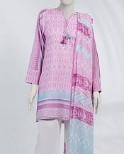 Junaid Jamshed Pink Pearl Lawn Suit (2 pcs)- Pakistani Designer Lawn Suits