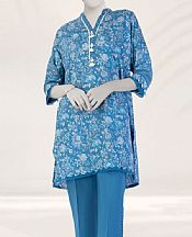 Junaid Jamshed Denim Blue Liminal Suit (2 pcs)- Pakistani Lawn Dress