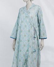 Junaid Jamshed Light Blue Lawn Kurti- Pakistani Lawn Dress