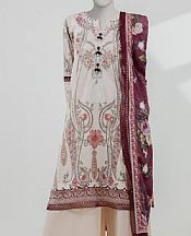 Junaid Jamshed Ivory Lawn Suit- Pakistani Designer Lawn Suits