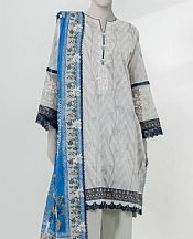 Light Grey Lawn Suit