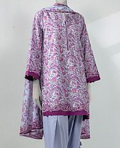 Purple/Blue Lawn Suit
