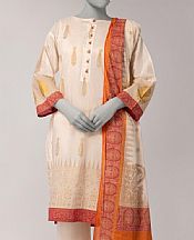 Junaid Jamshed Ivory Lawn Suit- Pakistani Designer Lawn Suits