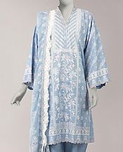 Junaid Jamshed Cloudy Blue Lawn Suit- Pakistani Lawn Dress